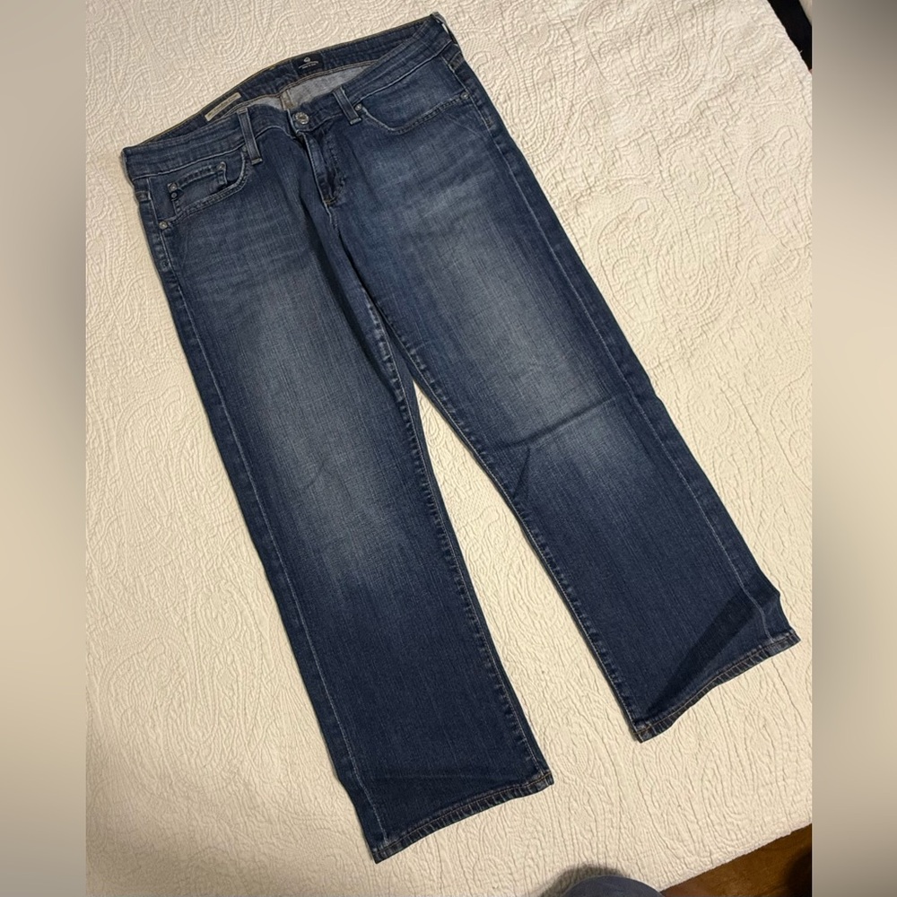 ☄️2 for $100 AG Adriano Goldschmied WMNs The Tomboy Crop Relaxed Straight Crop